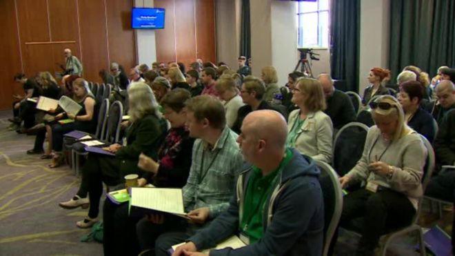 Конференция партии зеленых в Белфасте