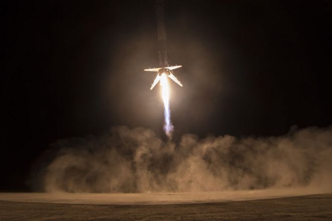SpaceX посадка