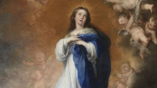Pintura de Maria imaculada, de Bartolomé Esteban Murillo