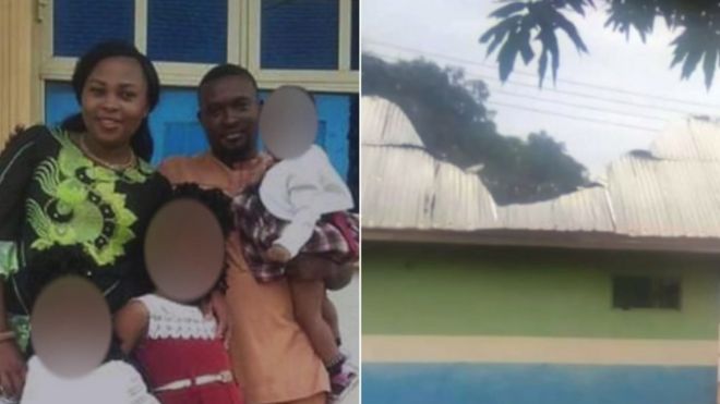 Onye agbala ụlọ ya ọkụ