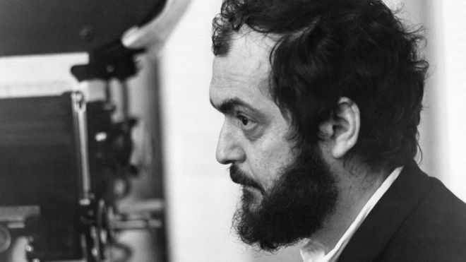 Kubrick during A Clockwork Orange filming