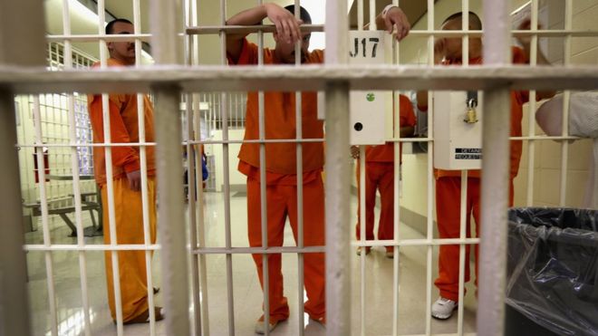 Prisioneros en una cárcel de California