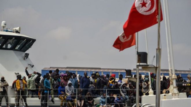 الحرس الوطني التونسي يشارك في عملية لمكافحة الهجرة غير الشرعية
