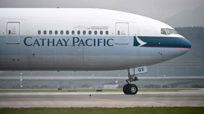 Самолет Cathay Pacific