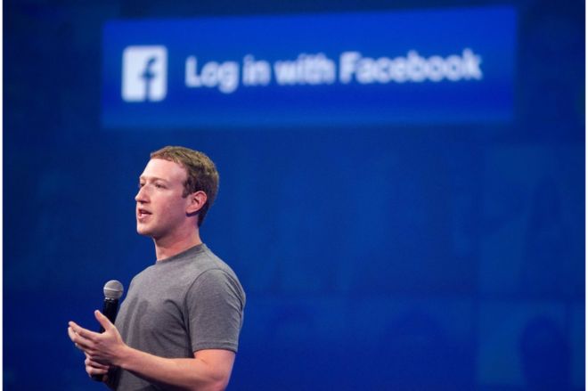 In this file photo taken on 25 March 2015 Facebook CEO Mark Zuckerberg speaks at the F8 summit in San Francisco, California
