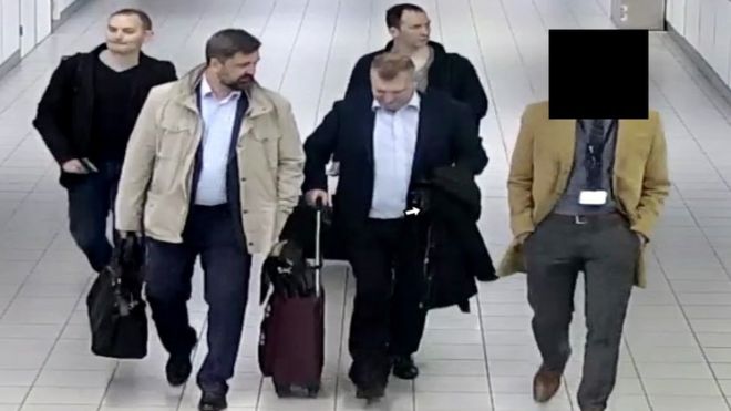 Подозреваемые российские агенты