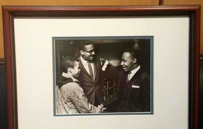 Gregory Sleet meeting Martin Luther King with Moneta Sleet
