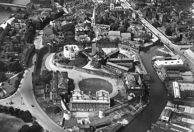 Вид с воздуха на Йорк, 1926 г.