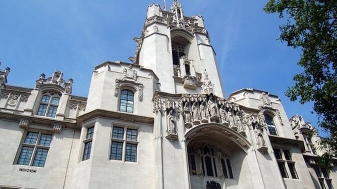 Верховный суд на Парламентской площади в Лондоне