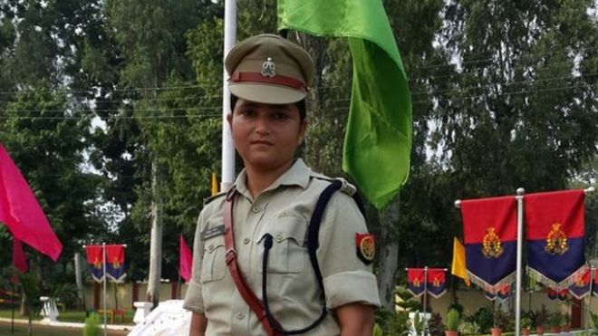 After spat with BJP leaders, UP policewoman transferred to Bahraich district After spat with BJP leaders, UP policewoman transferred to Bahraich district