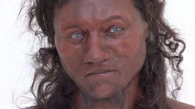 Resultado de imagem para DNA de esqueleto indica existência de britânicos negros e de olhos azuis há 10 mil anos