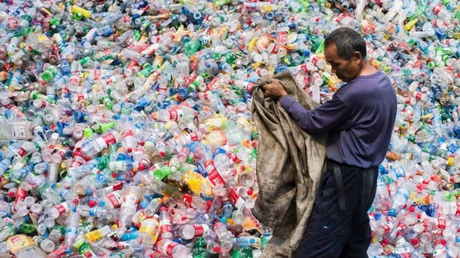 Plástico na China