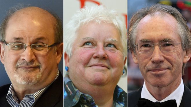 Salman Rushdie, Val McDermid and Ian McEwan