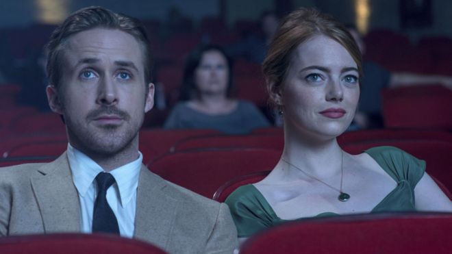 Райан Гослинг и Эмма Стоун в La La Land