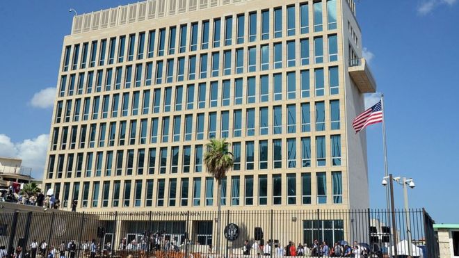 La embajada de EE.UU. en La Habana