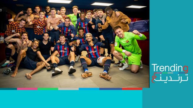 برشلونة يقترب من حمل لقب الدوري الإسباني بعد فوزه على ريال مدريد