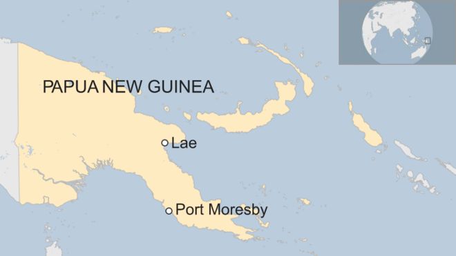 Карта Папуа-Новой Гвинеи