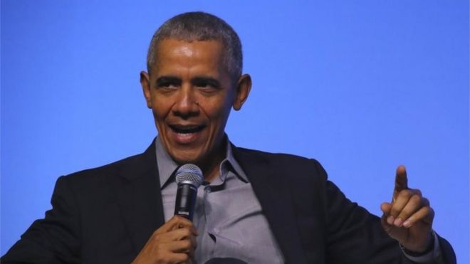 Barack Obama em Kuala Lumpur, no dia 13 de dezembro de 2019