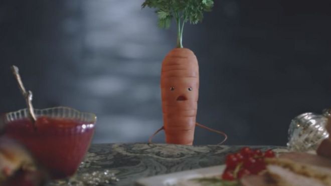 Морковь на съемочной площадке