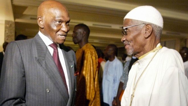 Президент Сенегала Абдулай Уэйд и сепаратист Казаманса отец Августин Диамакун Сенгор