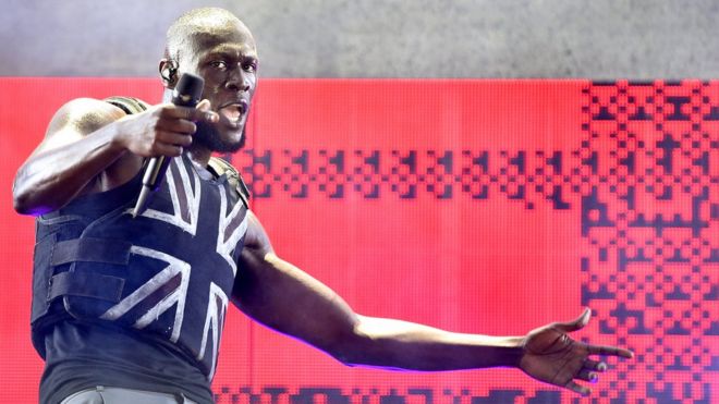 Stormzy на сцене