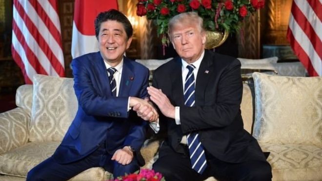 Abe dan Trump