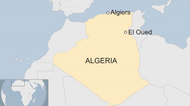 Map of Algeria