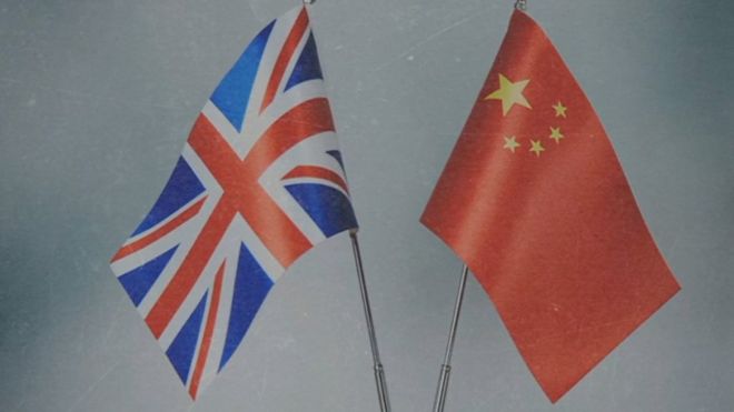 Bendera Inggris China