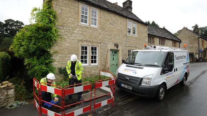 BT broadband engineers