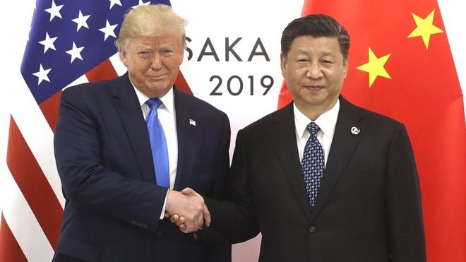 Trump y Xi en el G20 en Osaka