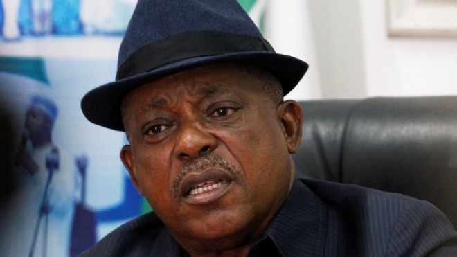 Uche Secondus, chair of the opposition PDP, said the government had rigged the results