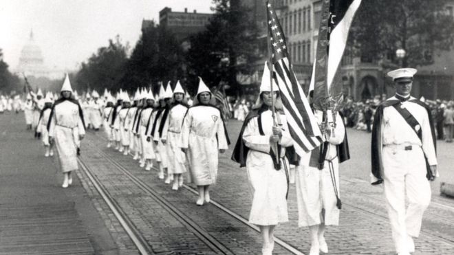Marcha del KKK en 1928
