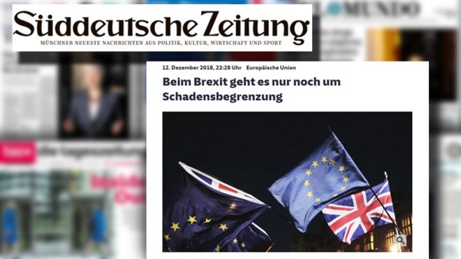 Скриншот из Suddeutsche Zeitung