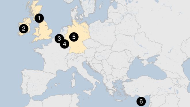 Карта европейских стран, где секс без согласия считается изнасилованием