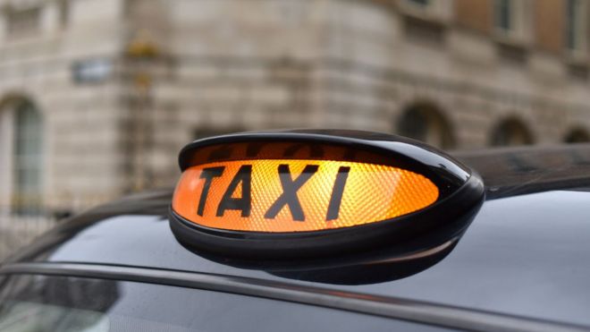Лампа такси - общее изображение