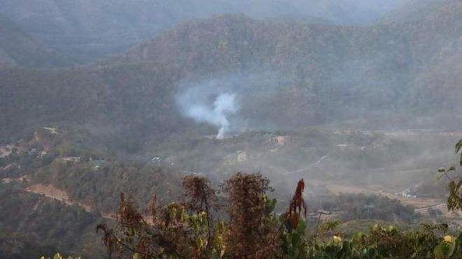 အိန္ဒိယ-မြန်မာနယ်စပ်က CNF ဌာနချုပ် ဗုံးကြဲတိုက်ခိုက်ခံရ