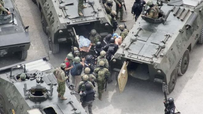 Fuerzas de seguridad en Ecuador trasladan al preso José Adolfo Macías "Fito"