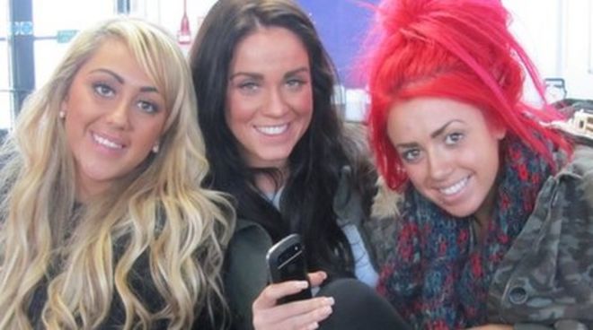 Sophie Kasaei, Vicky Pattison and Holly Hagan from Geordie Shore.