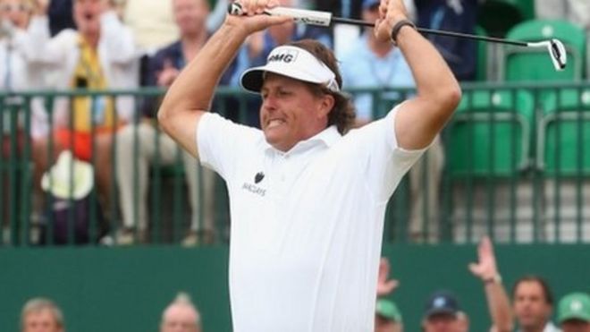 The 2013: Phil Mickelson cards superb 66 to at Muirfield - Sport