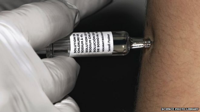 Rabies vaccine which has to be given immediately after a dog bite