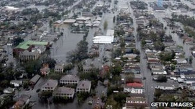 Затопленный Новый Орлеан