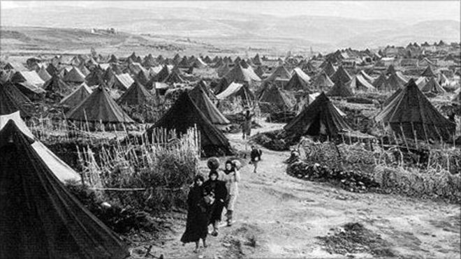 Image result for Arabs fleeing from Israel in 1948