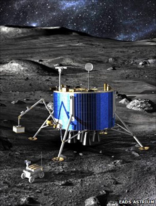 Концепция лунного спускаемого аппарата (EADS Astrium)