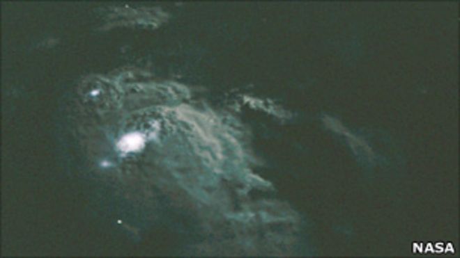 Молния с челнока (НАСА)