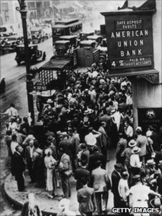 Запуск в Американском союзном банке в Нью-Йорке в 1931 году