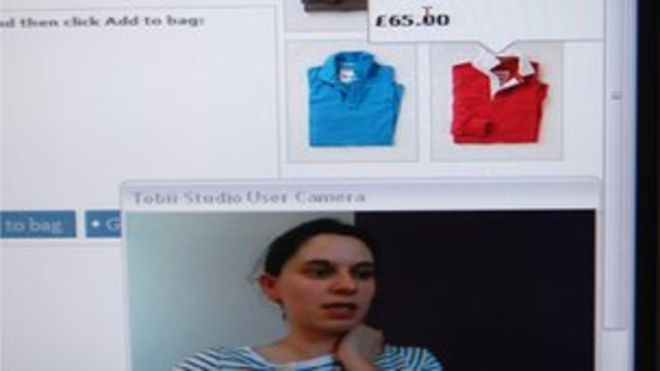 Скриншот тестера продукта для серфинга на сайте моды