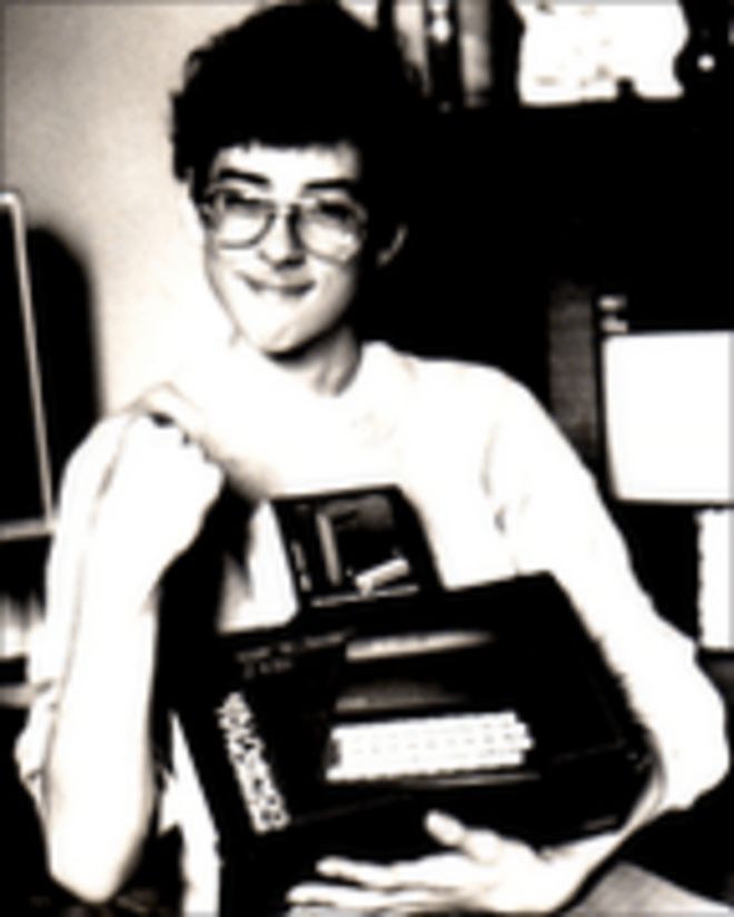 Подросток Ричард Ваннер со своим ZX81