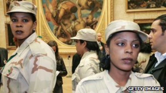 Женские телохранители Каддафи - фото 2007