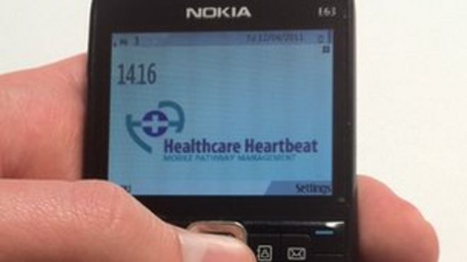 Телефон Nokia с программным обеспечением Healthcare Heartbeat