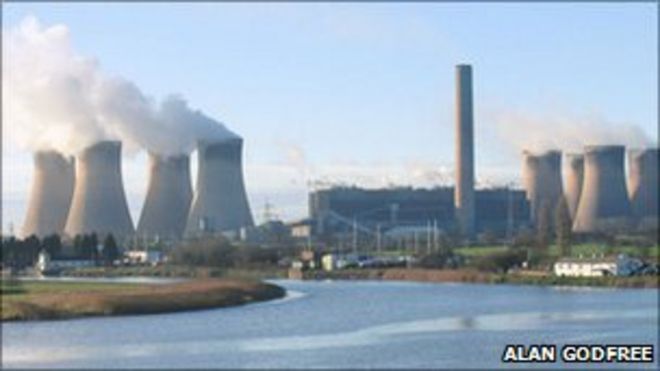 Электростанция Fiddlers Ferry (фото любезно предоставлено Alan Godfree, через Geograph)